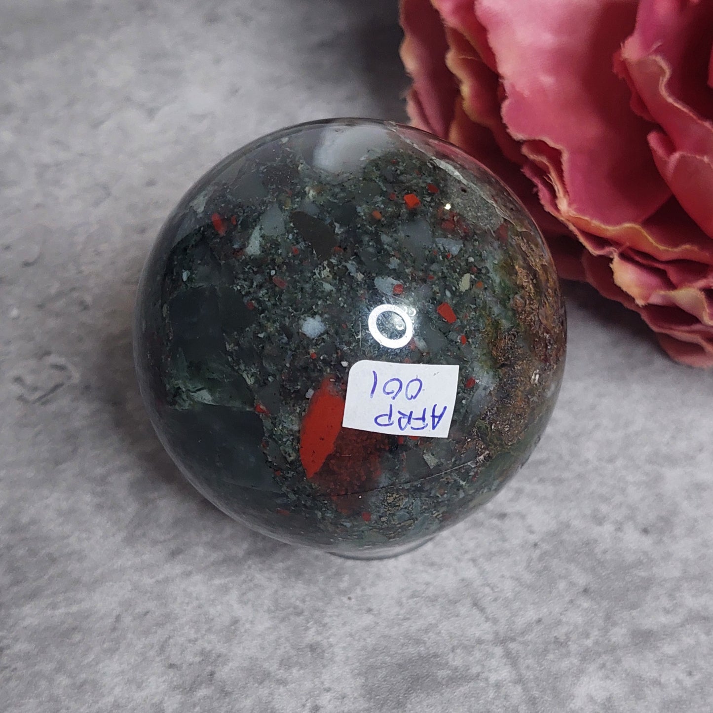 Pallo, african blood stone 6cm
