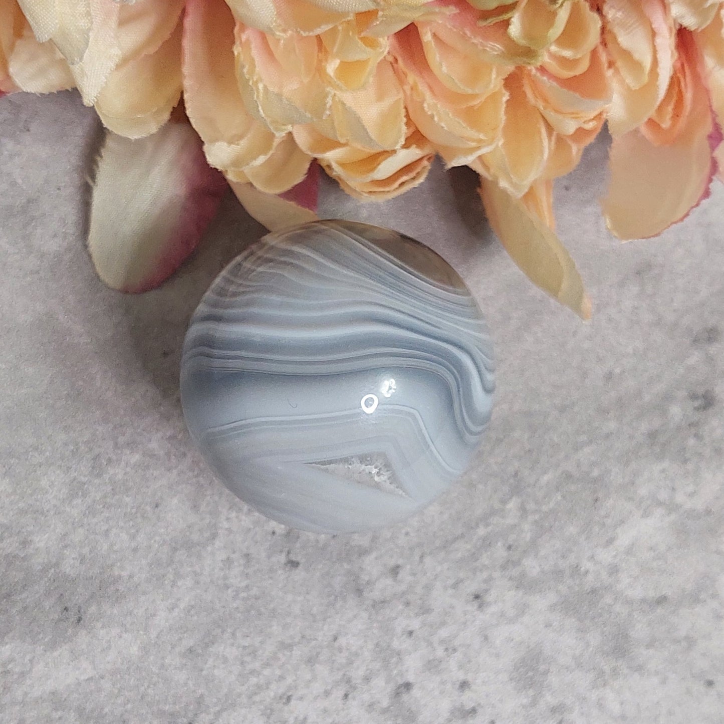 Pallo, akaatti 4,5cm useita