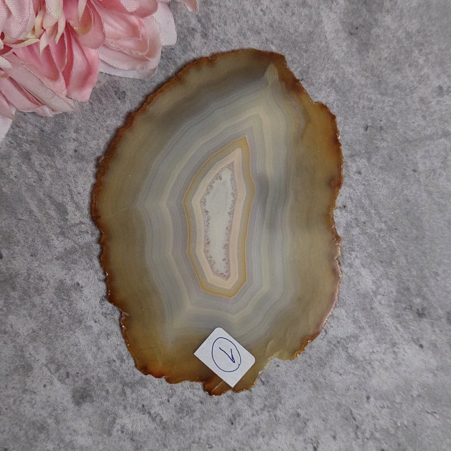 Iris akaatti slab Indonesia, 1