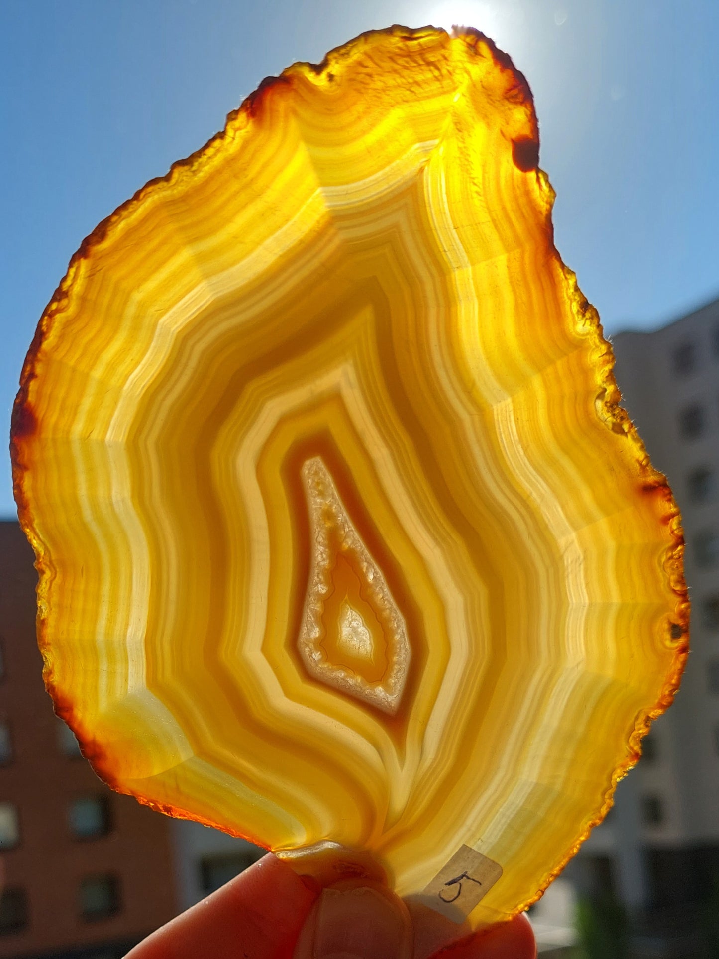 Iris akaatti slab Indonesia, 5