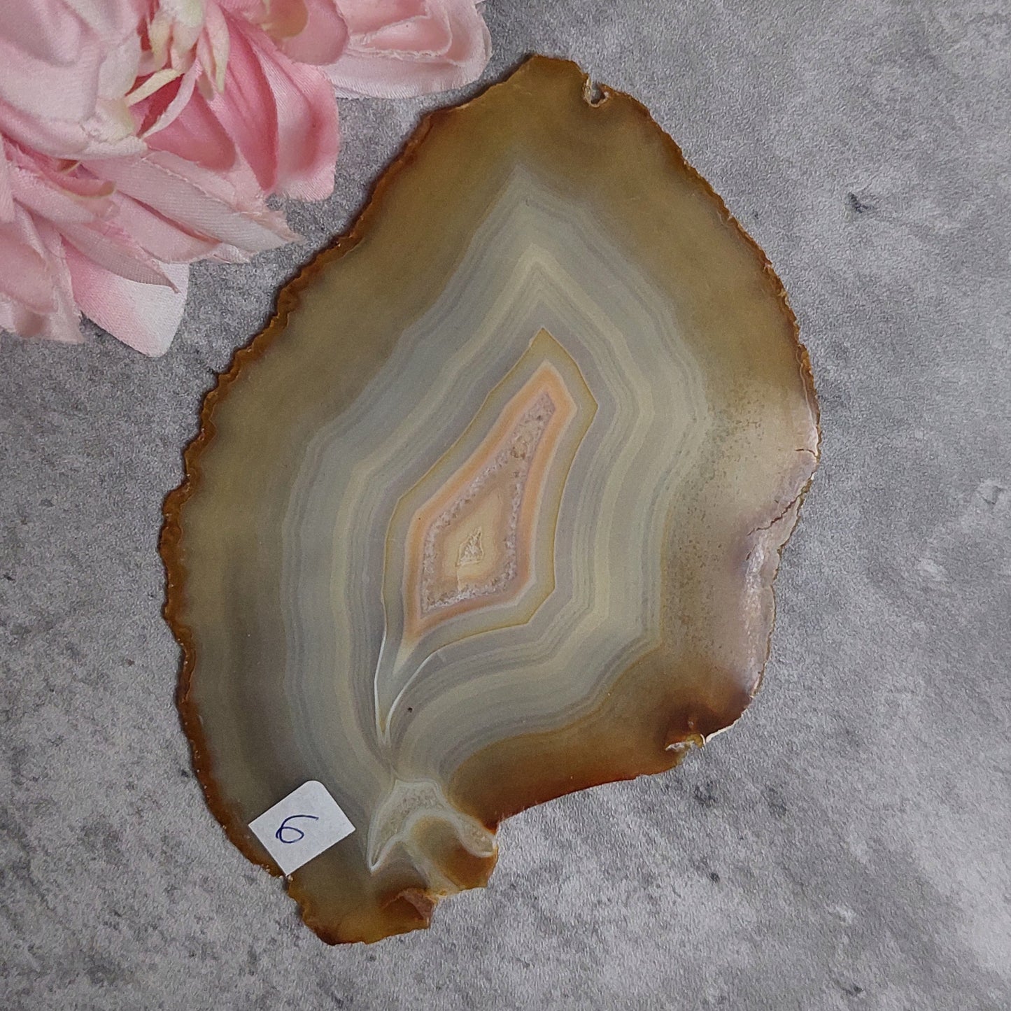 Iris akaatti slab Indonesia, 6