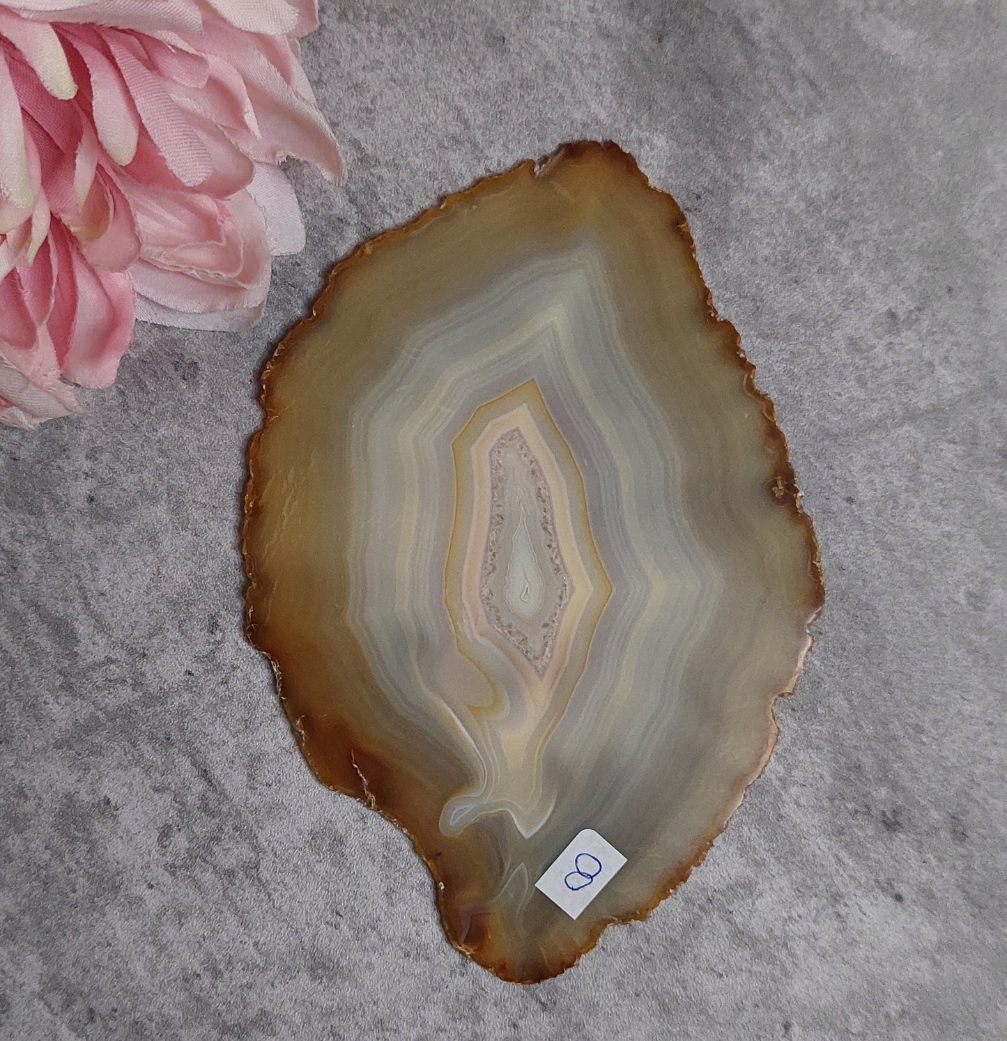 Iris akaatti slab Indonesia, 8