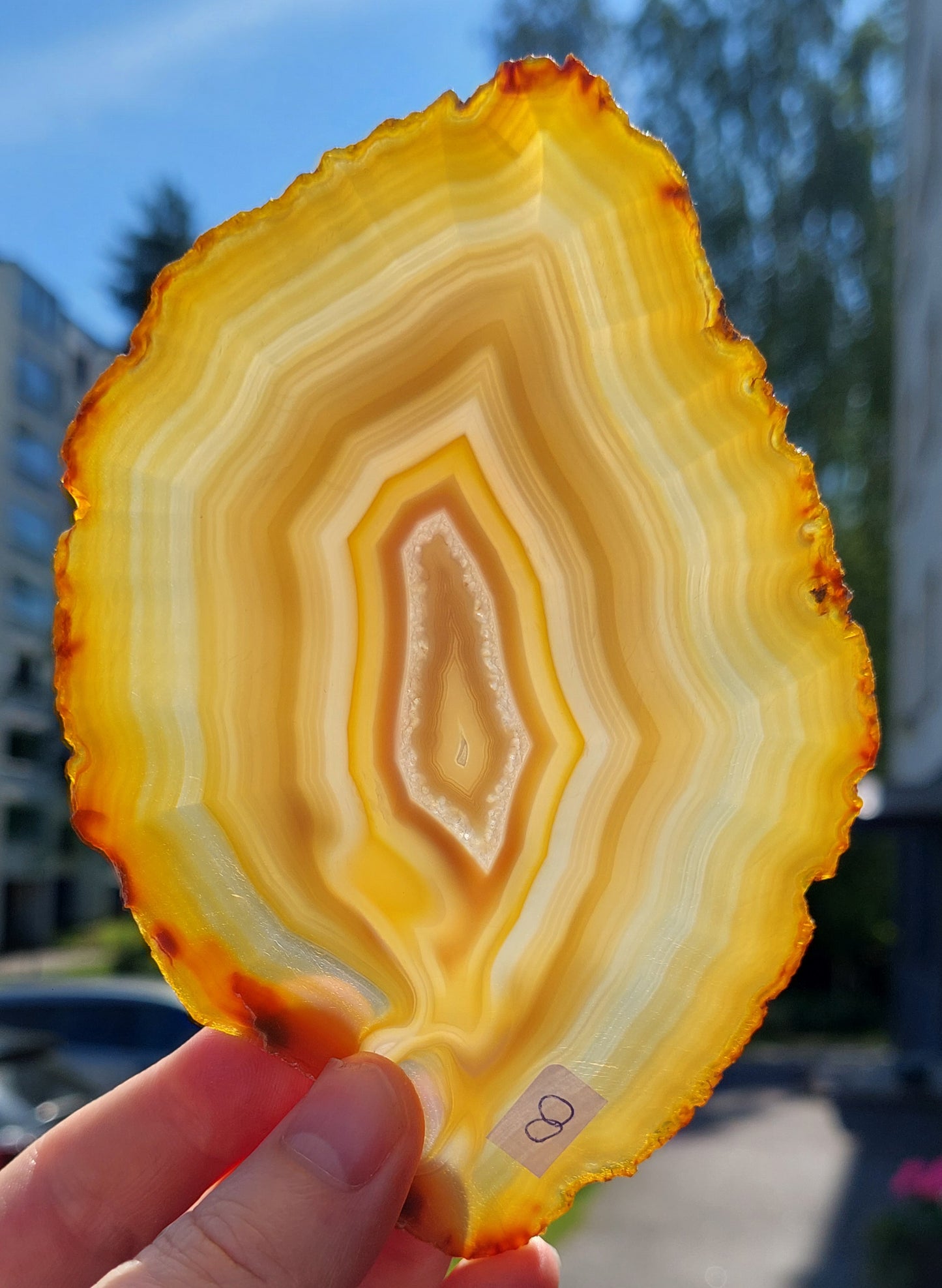 Iris akaatti slab Indonesia, 8