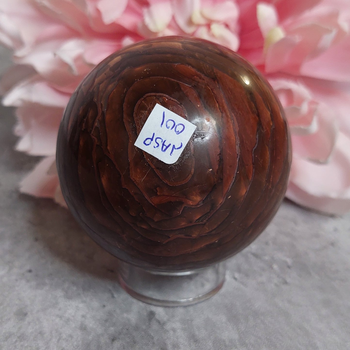 Pallo, wood jasper 6cm