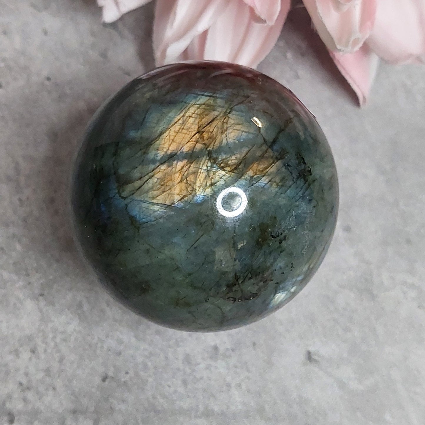Pallo, labradoriitti 6cm