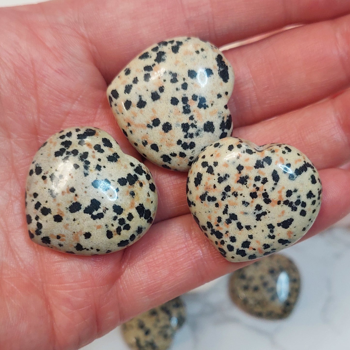 Minisydän Dalmatian jaspis