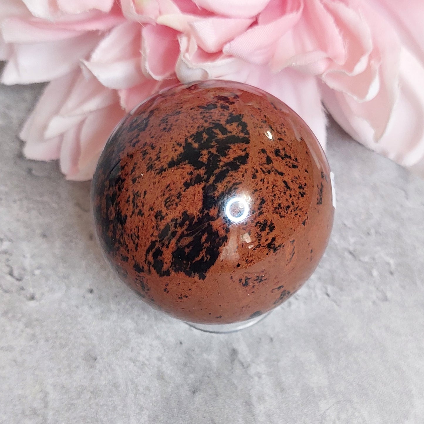 Pallo, mahonkiobsidiaani 5cm