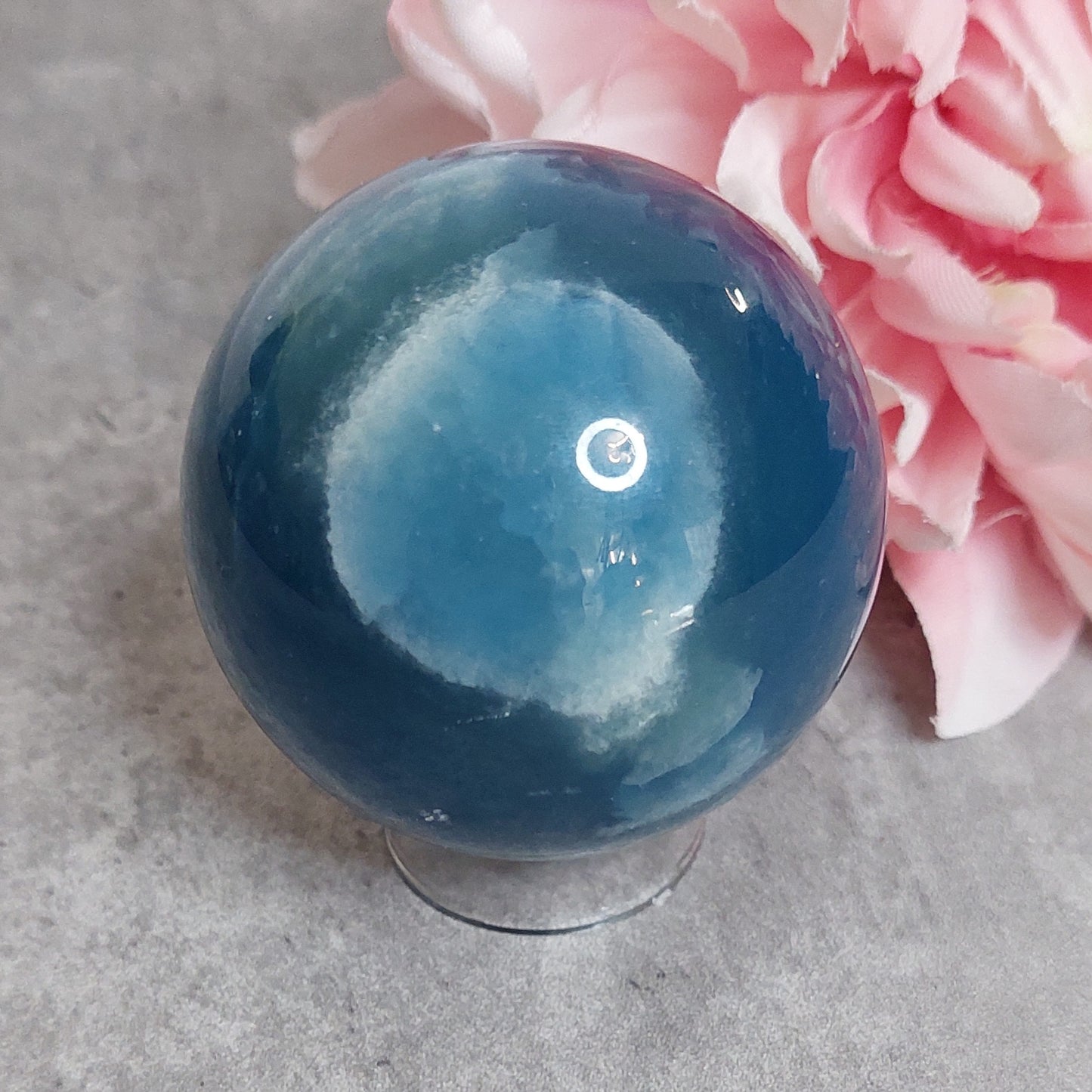Pallo, sininen onyx 6cm