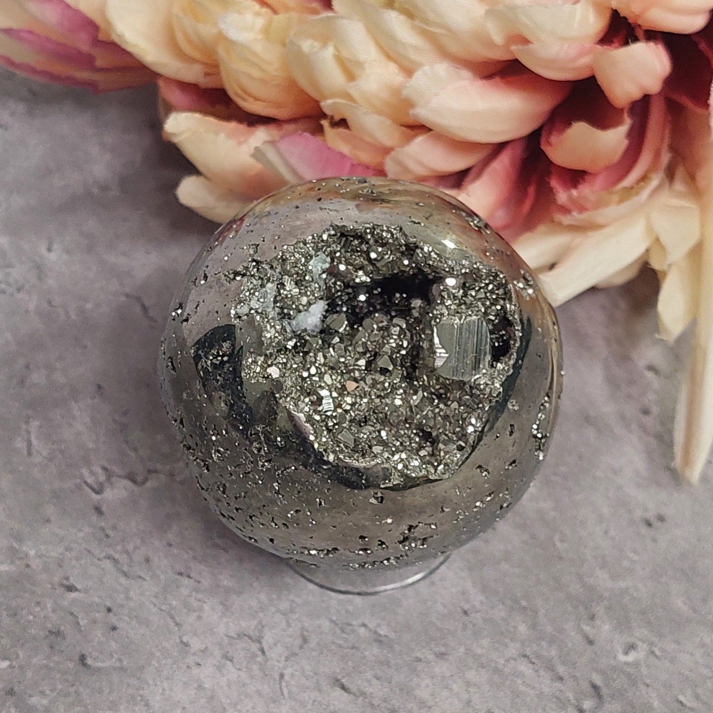 Pallo, pyriitti 5,5cm