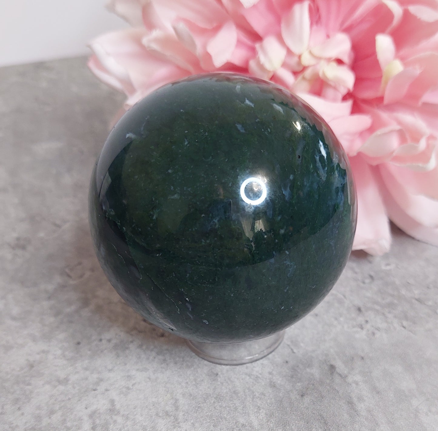 Pallo, tumma sammalakaatti 7cm