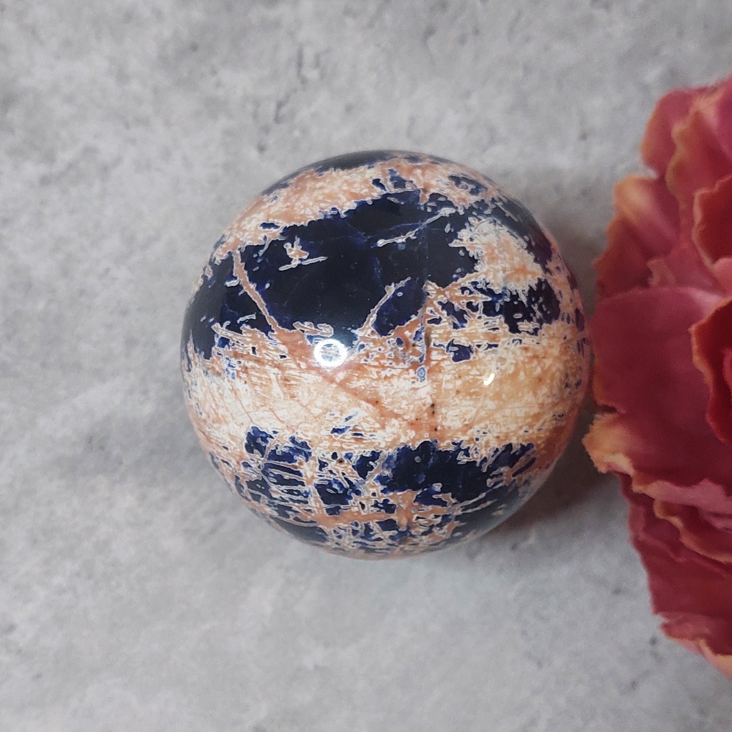 Pallo, sodaliitti 6cm