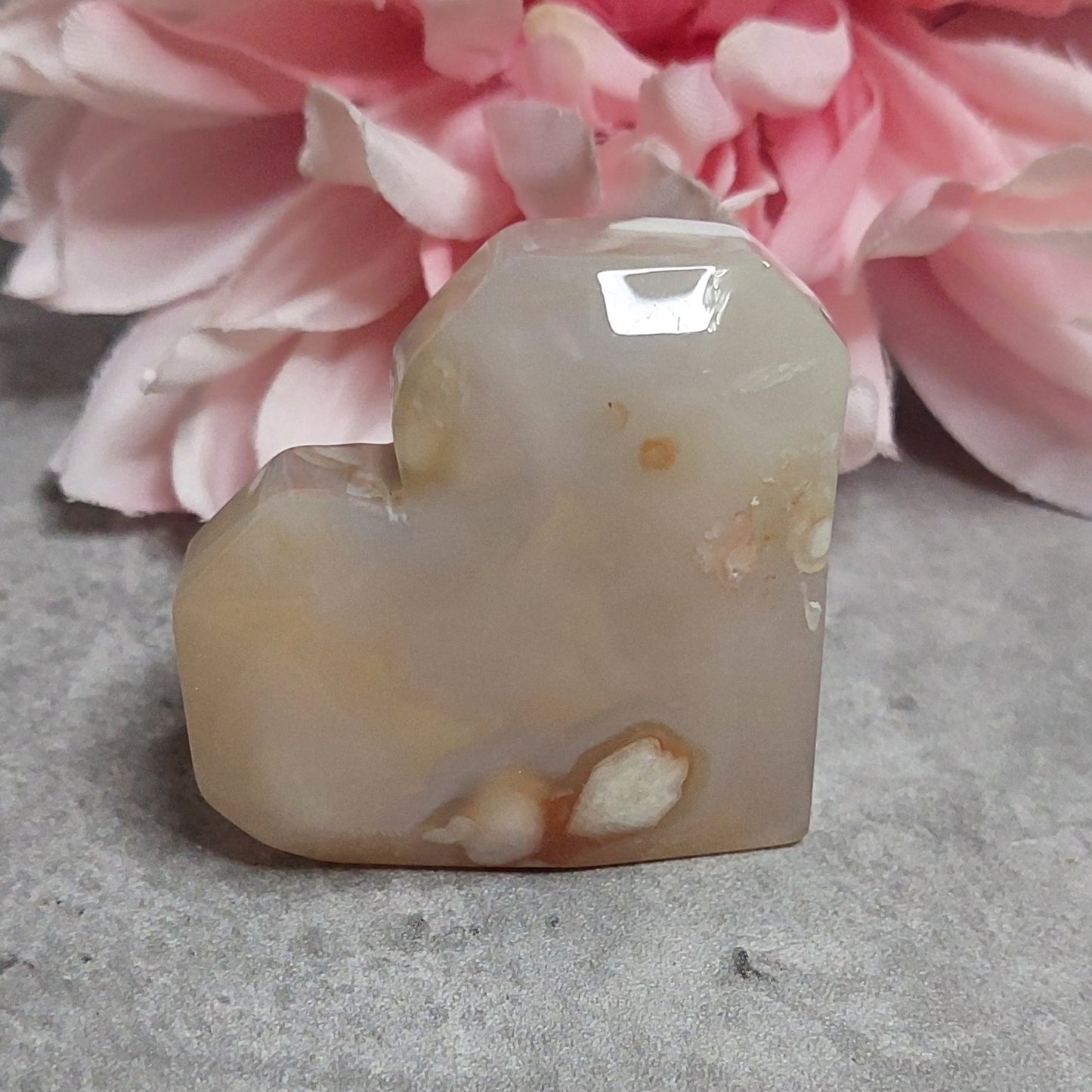 Sydän, kukka-akaatti