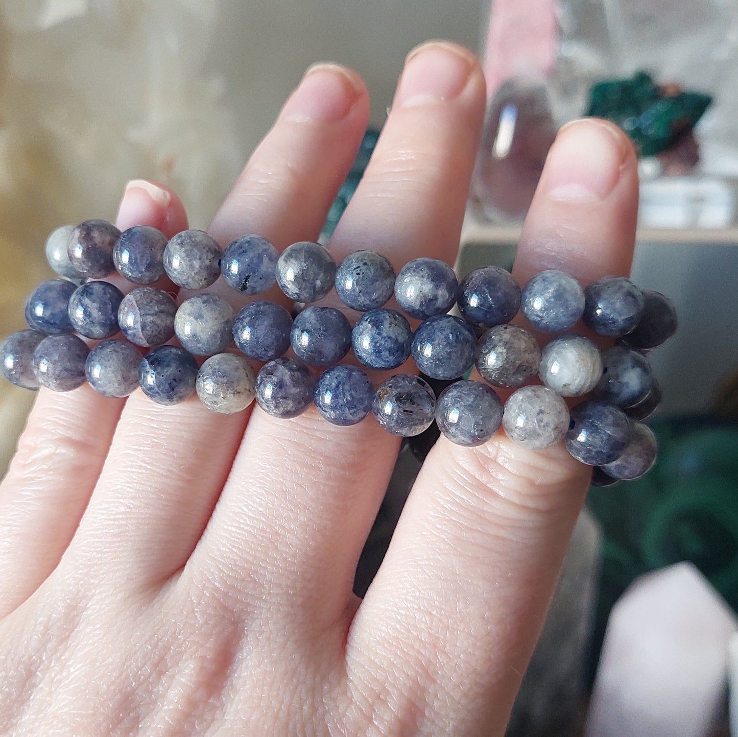 Rannekoru 8mm ioliitti