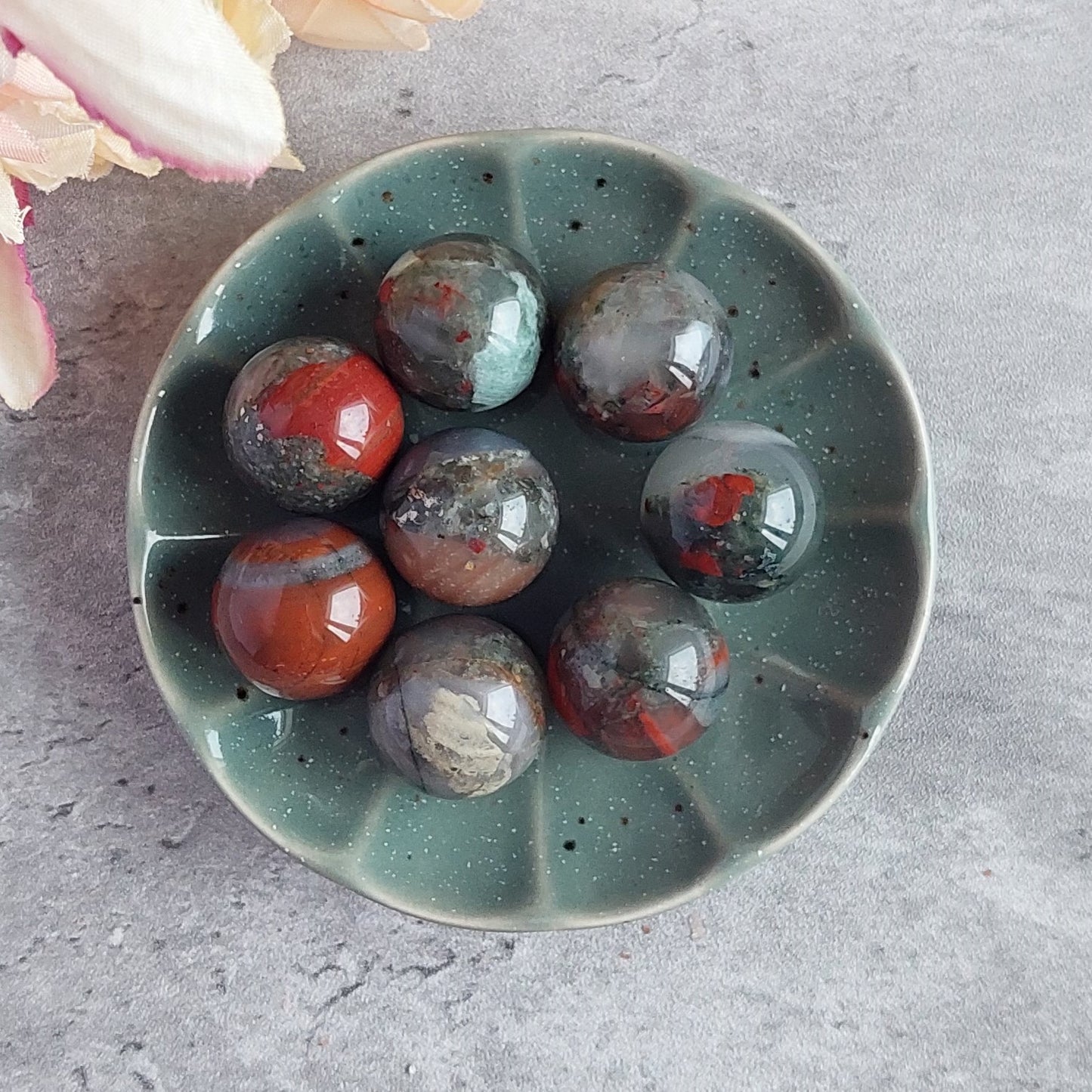 Kuula 2cm African blood stone (B1.1)