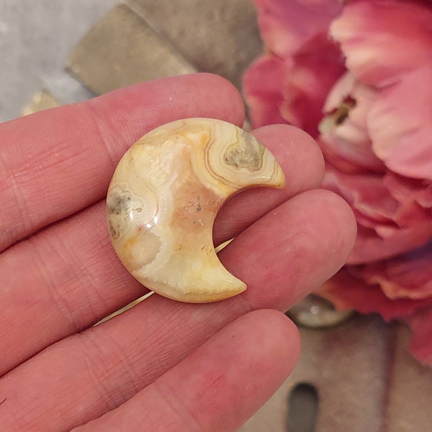 Minikuu crazy lace akaatti (C3.2)