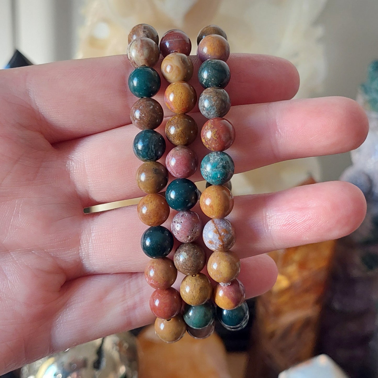 Rannekoru 8mm valtamerijaspis