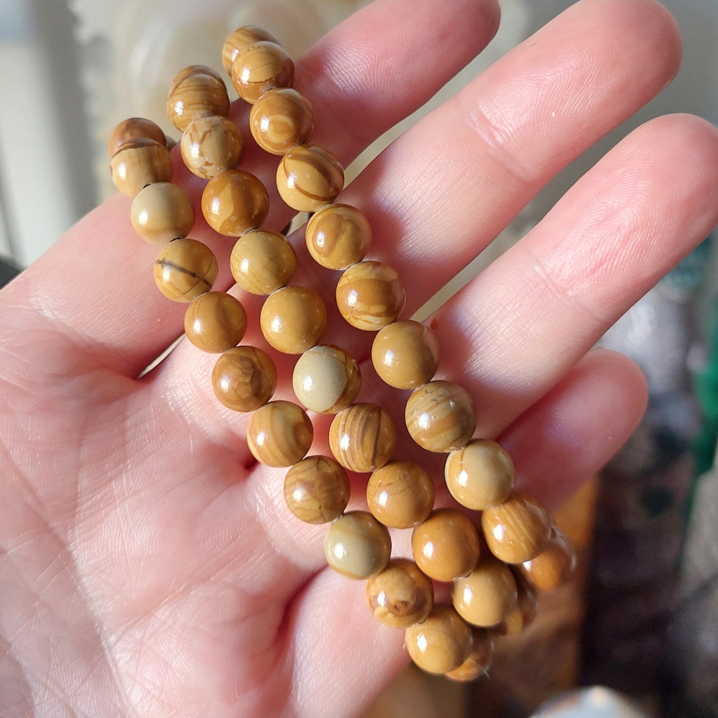 Rannekoru 8mm wood jasper