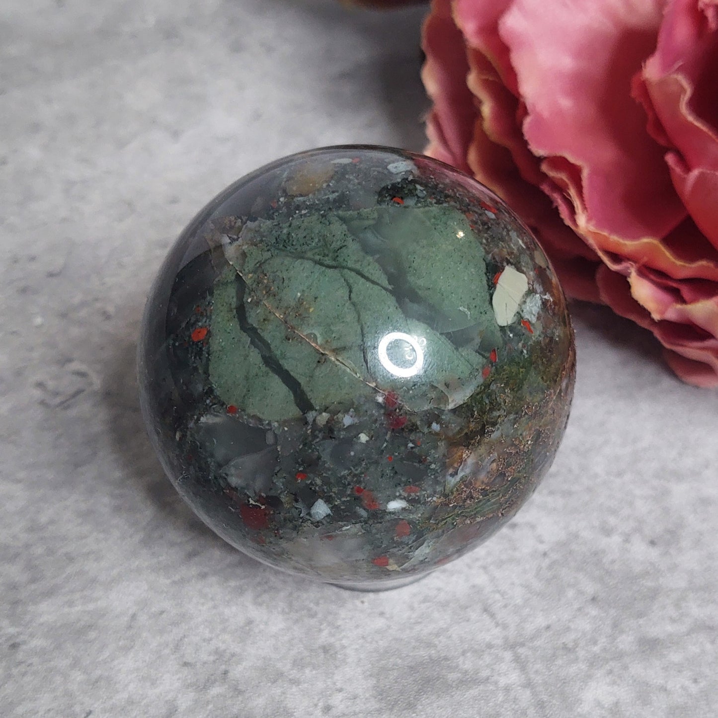 Pallo, african blood stone 6cm