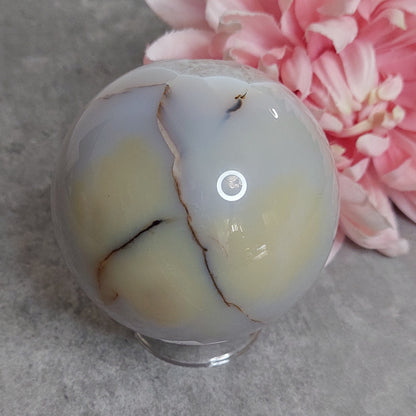 Druusinen akaatti pallo 8cm