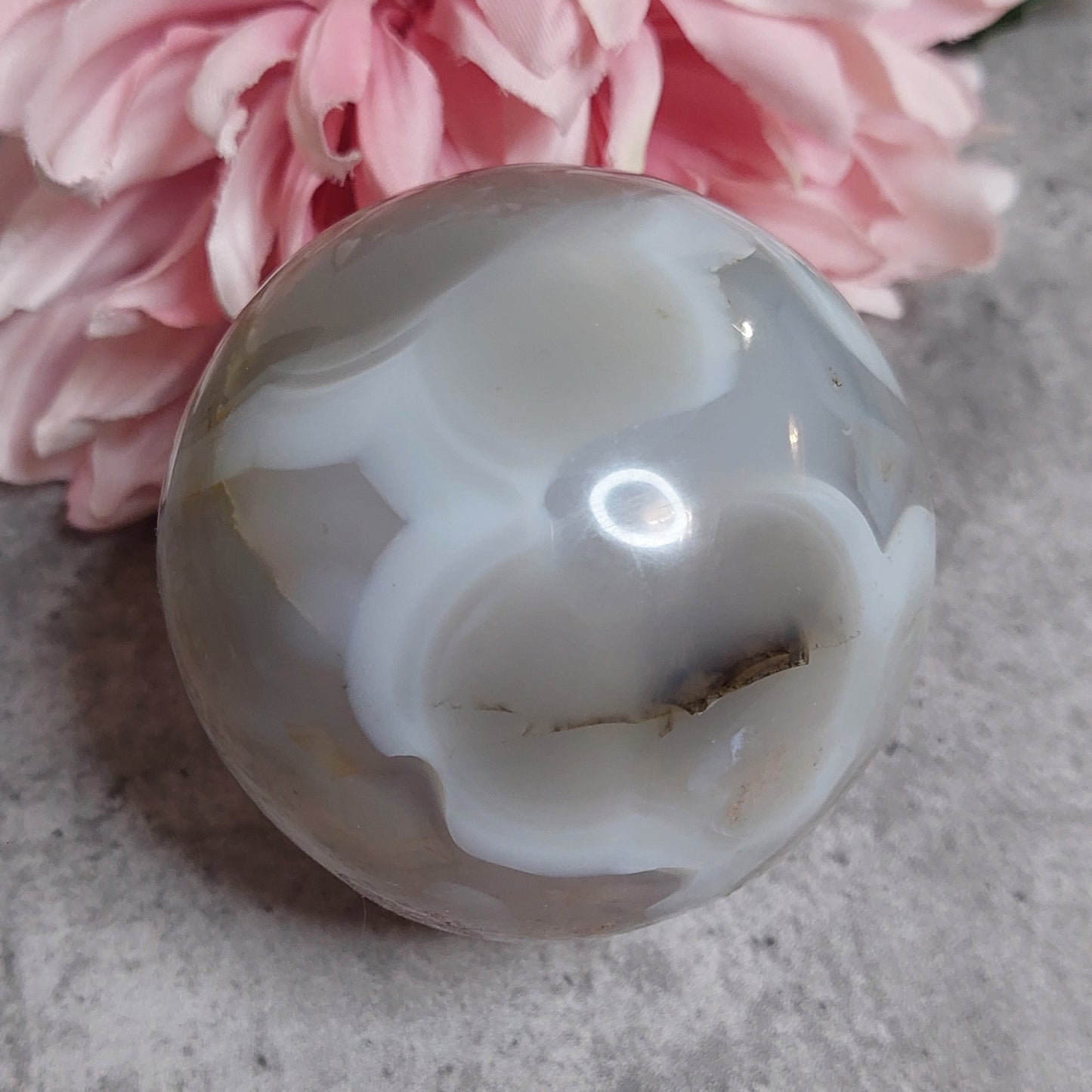 Pallo, akaatti 7,4cm