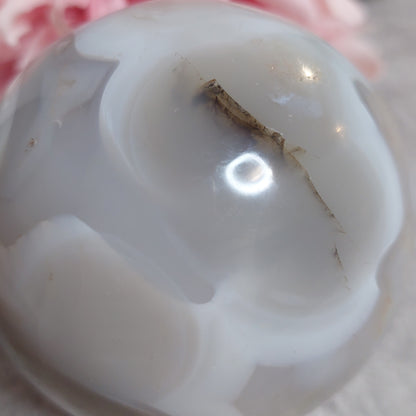 Pallo, akaatti 7,4cm