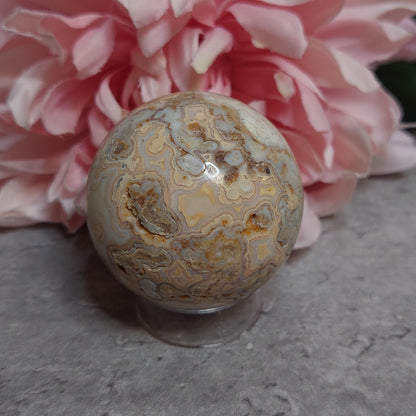 Pallo, lace akaatti Indonesia 5cm