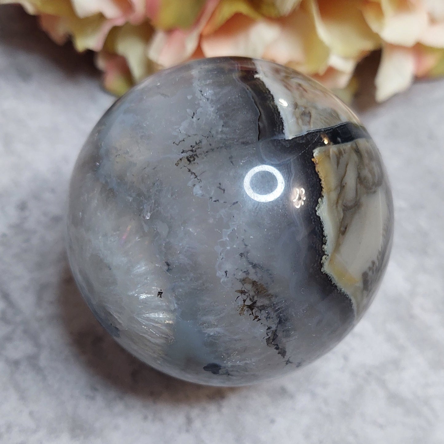 Pallo, volcano akaatti 5,9cm