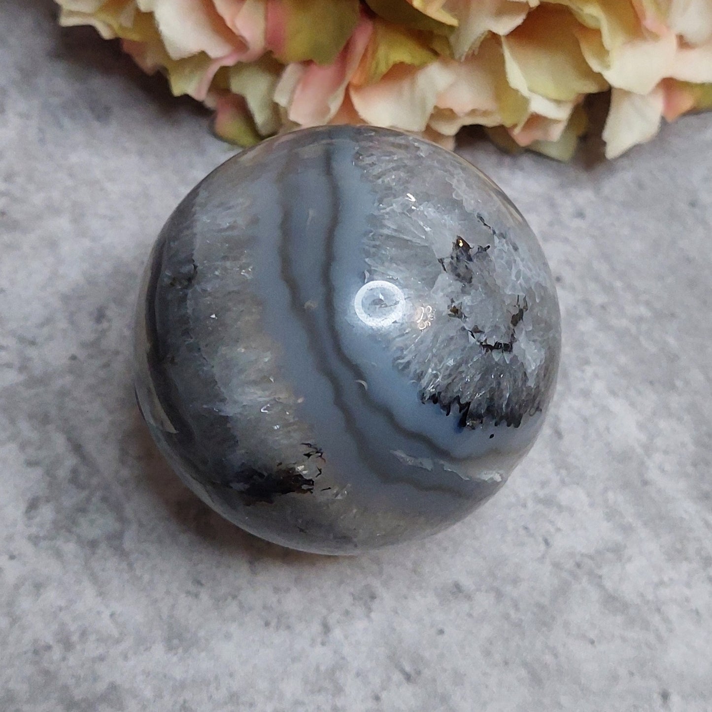 Pallo, volcano akaatti 5,9cm