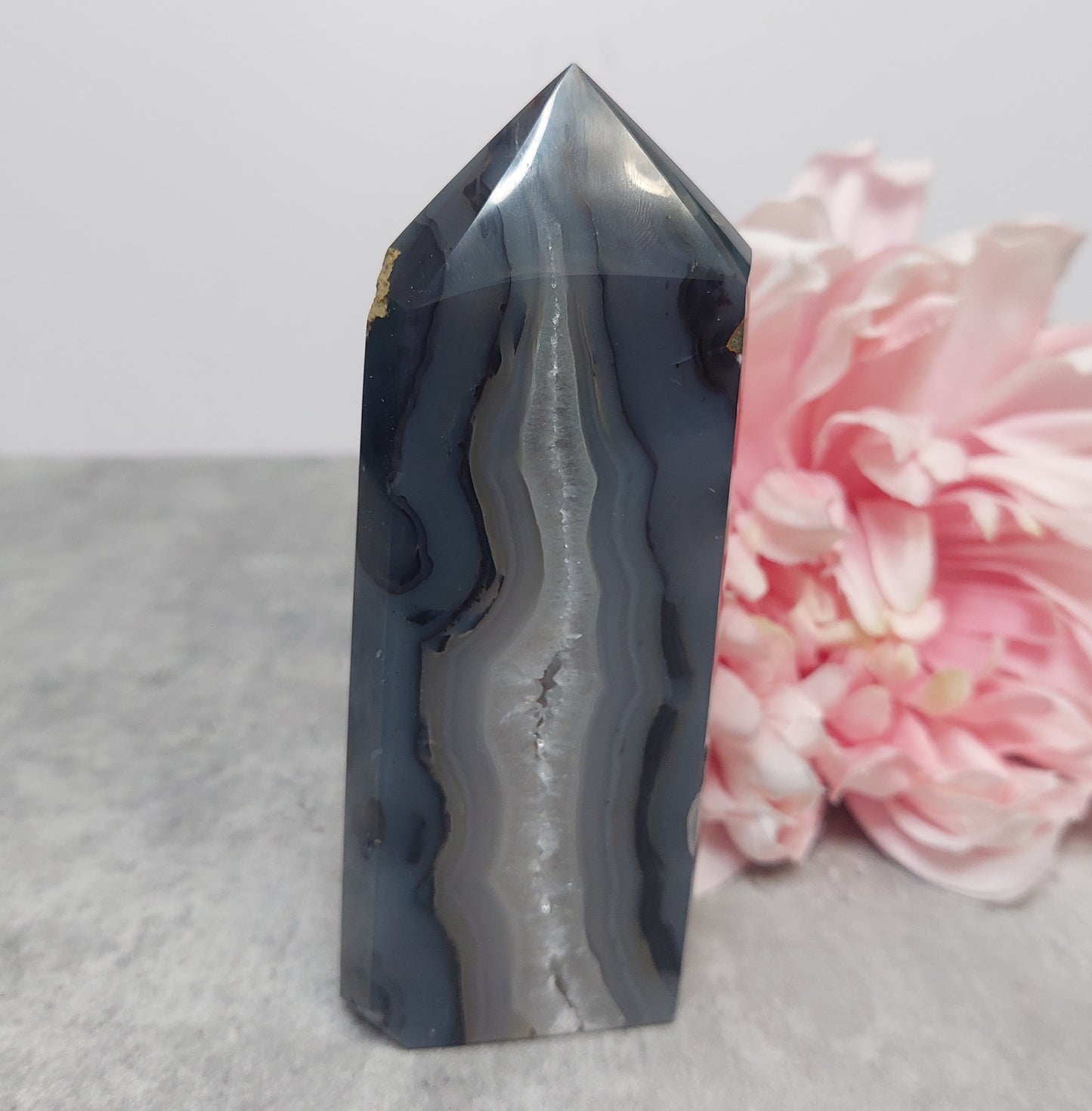 Torni, Akaatti-kvartsi Brasilia 12,5cm