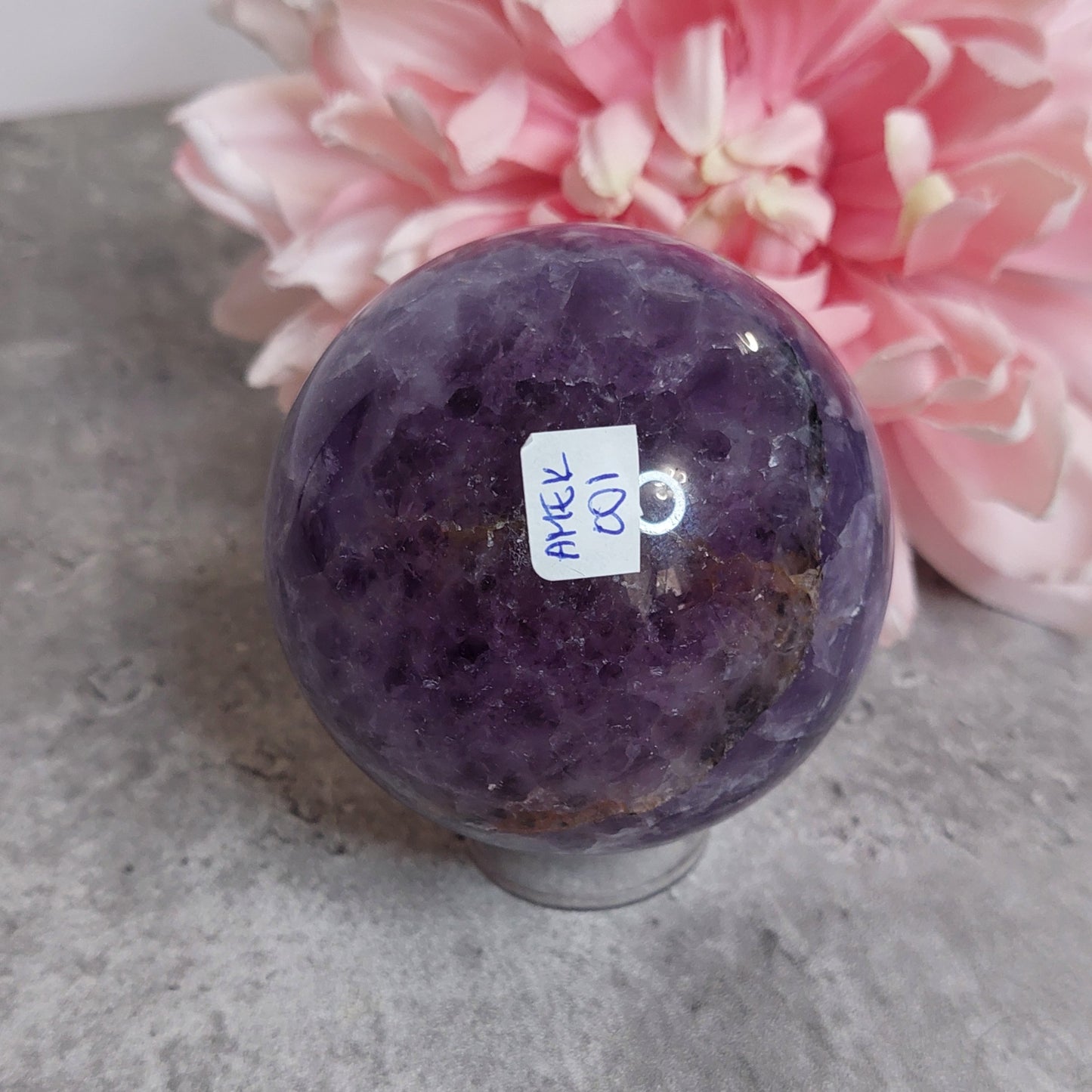 Pallo, ametistiakaatti 6,5cm