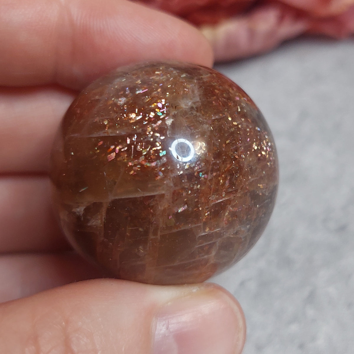 Kuula , sunstone 3,5cm