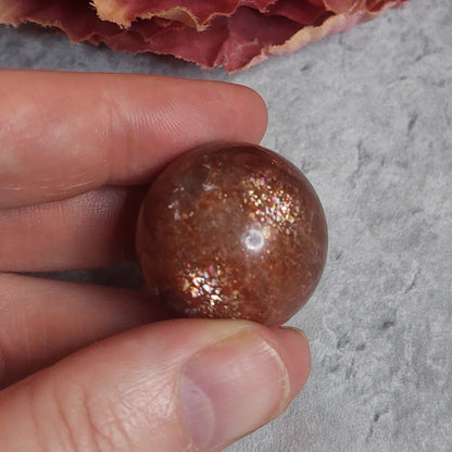Kuula , sunstone 2,6cm