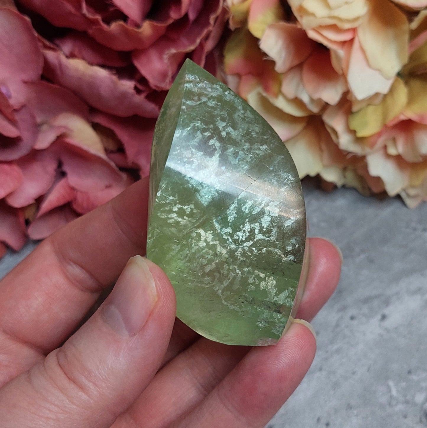 Liekki, fluoriitti vihreä