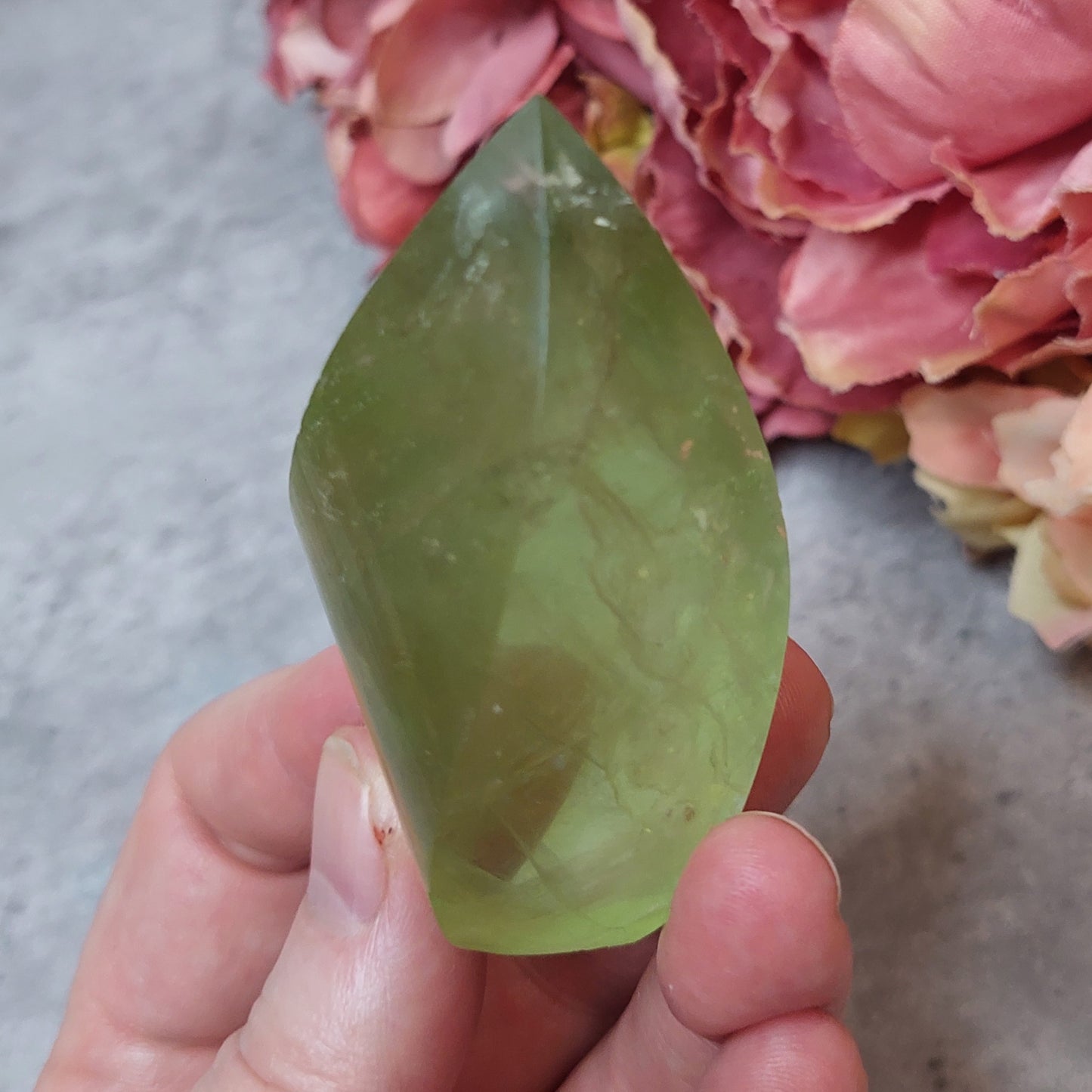 Liekki, fluoriitti vihreä