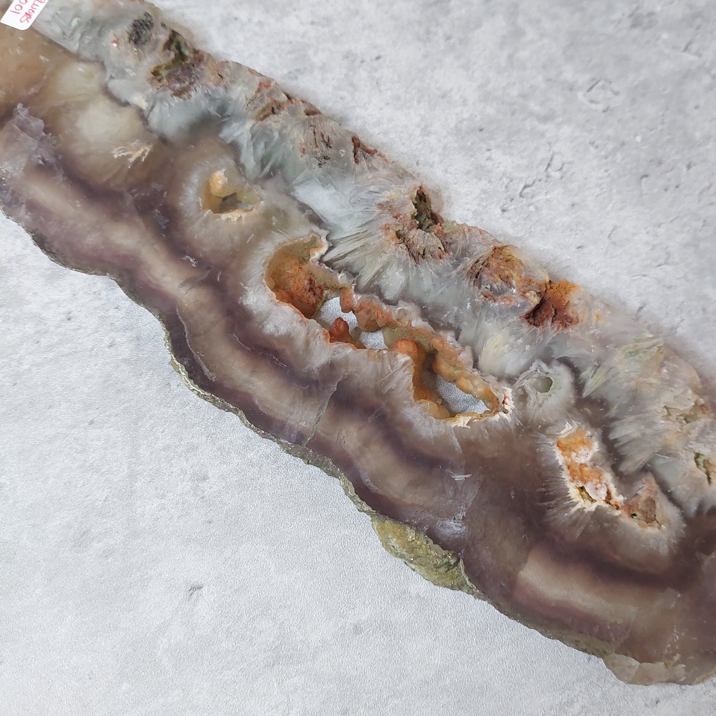Fluoriitti slab jalassa