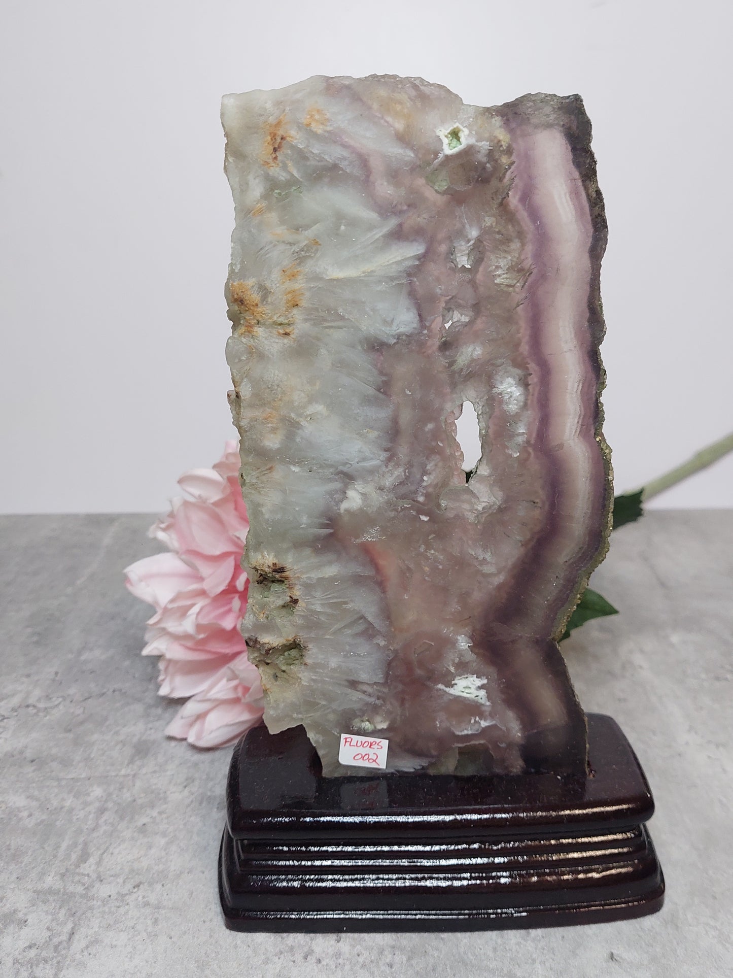 Fluoriitti slab jalassa