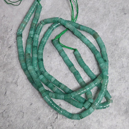 Helmiä 4mm, kulmilla, aventuriini 38cm nauha