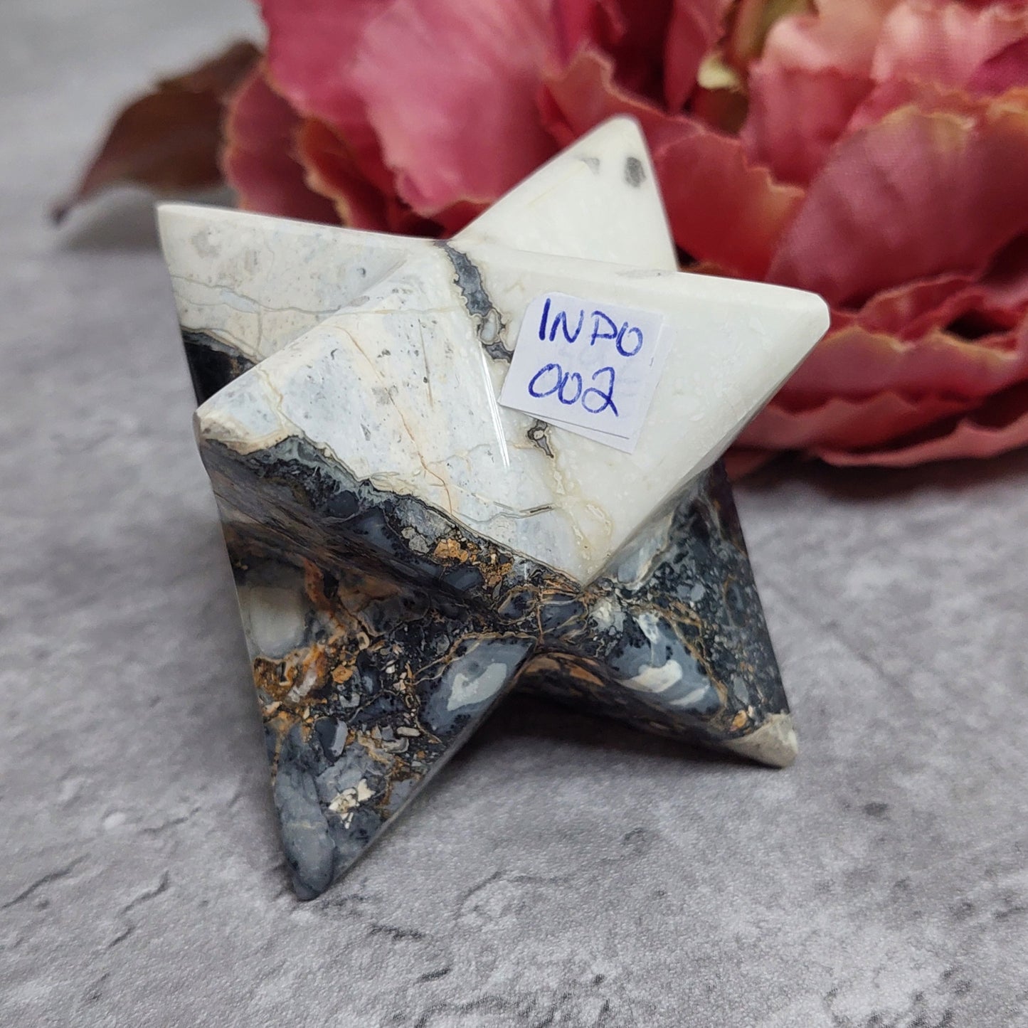Maligano jaspis merkaba