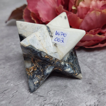 Maligano jaspis merkaba