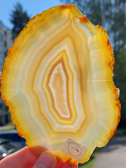 Iris akaatti slab Indonesia, 1