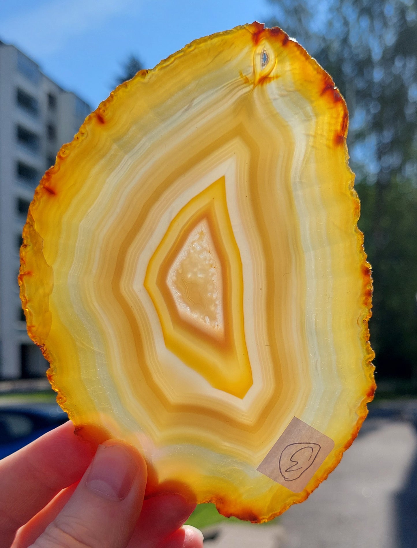 Iris akaatti slab Indonesia, 3