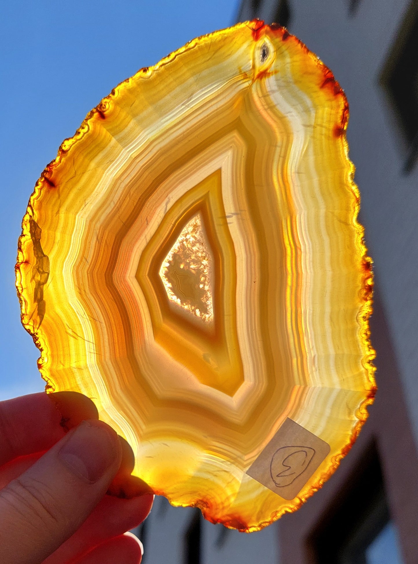 Iris akaatti slab Indonesia, 3
