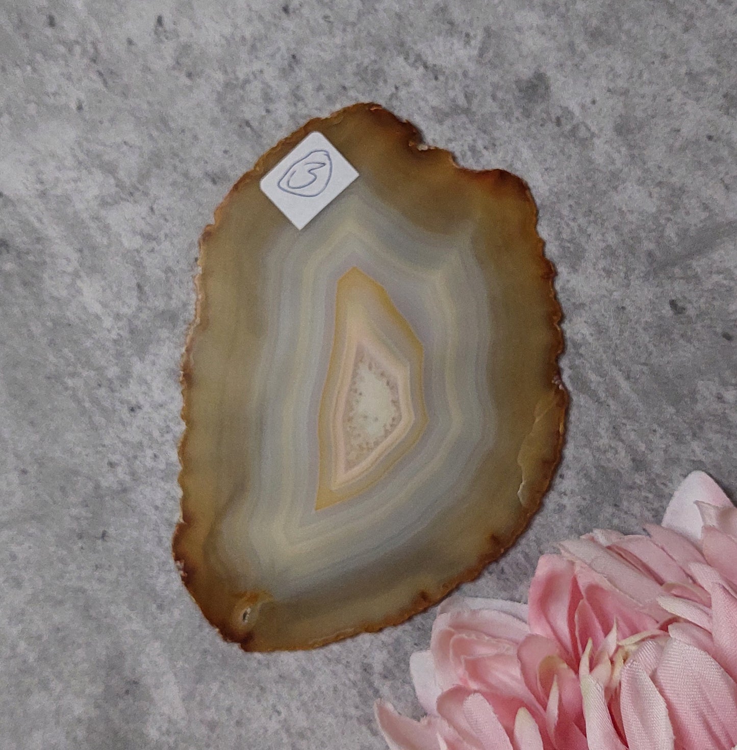 Iris akaatti slab Indonesia, 3