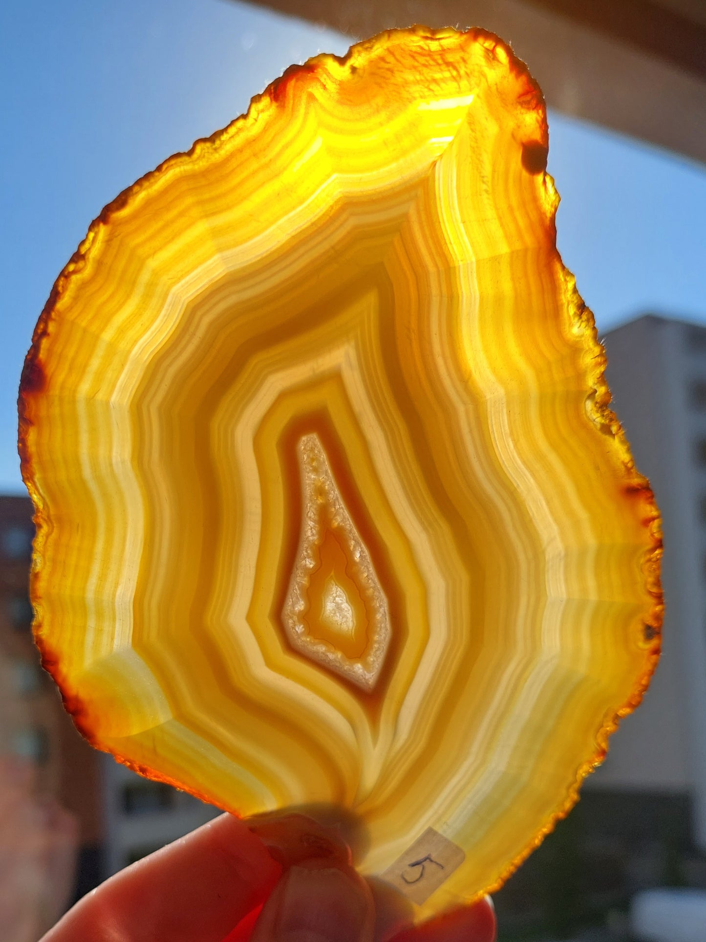 Iris akaatti slab Indonesia, 5
