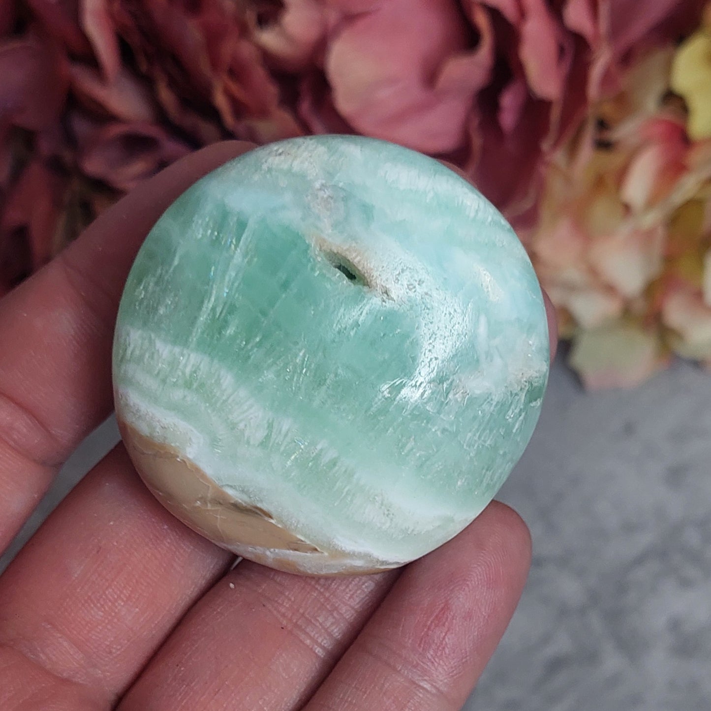 Kämmenkivi, nappi karibiankalsiitti