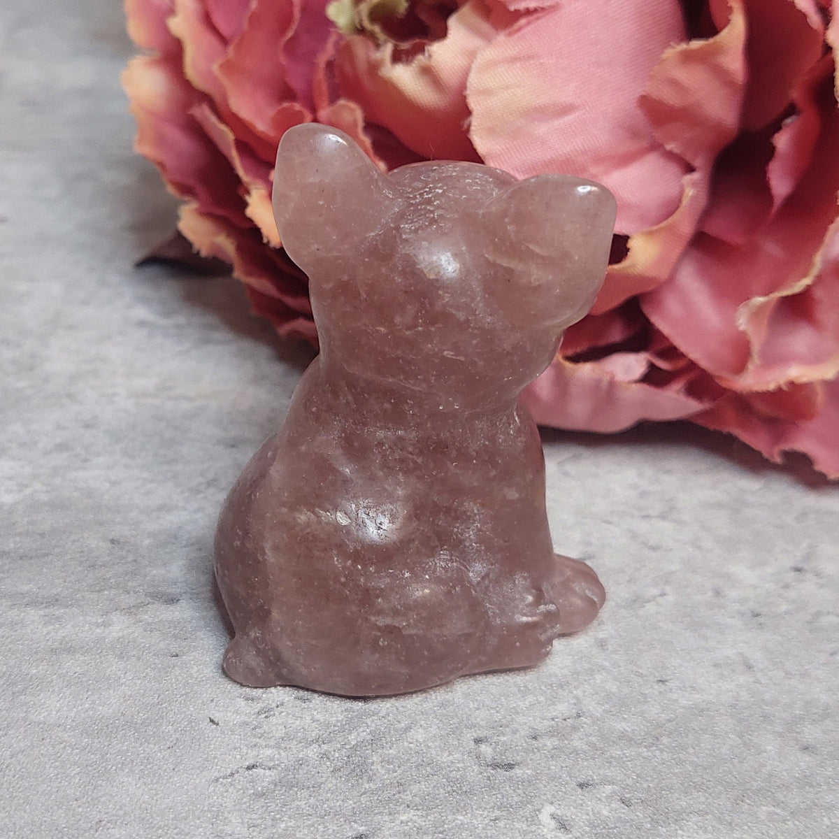 Koira, mansikkakvartsi 6cm