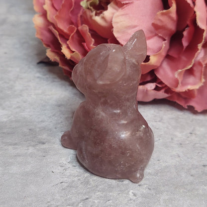 Koira, mansikkakvartsi 6cm