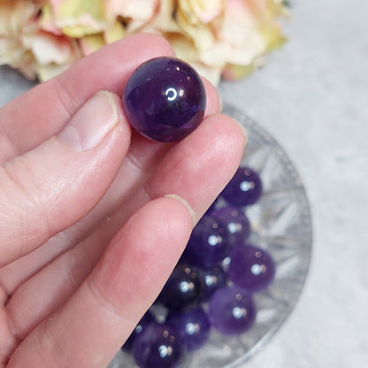 Kuula 1,7cm, ametisti tumma