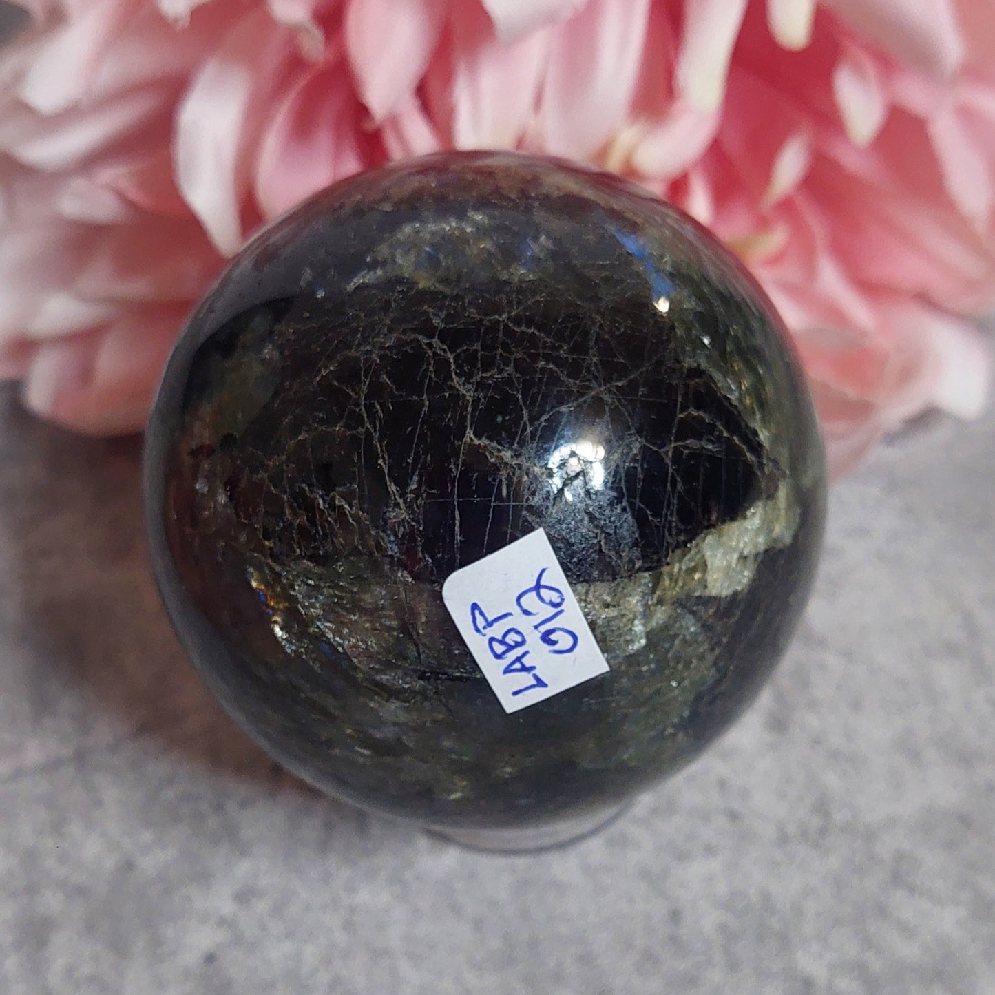 Pallo, labradoriitti 6cm