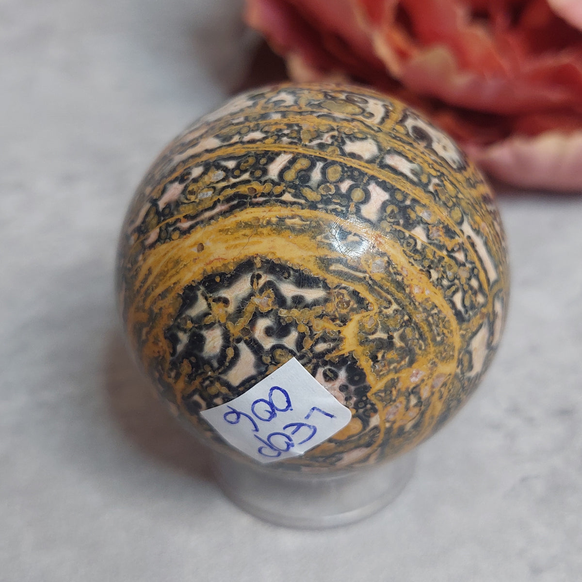 Pallo, leopardijaspis 4,8cm